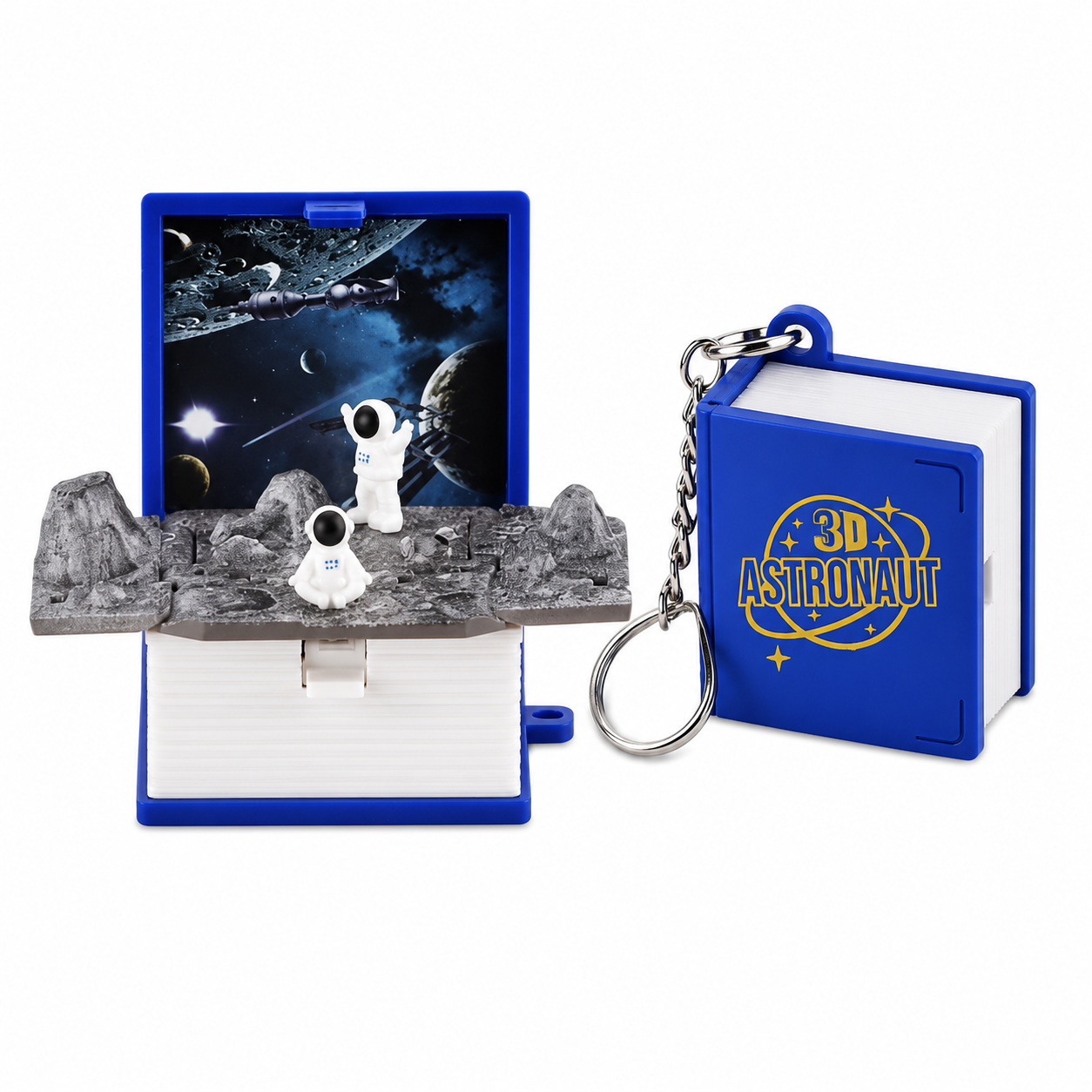 FoldVerse™ Llavero de libro plegable 3D